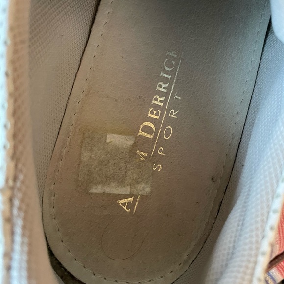 ADAM DERRICK SPORT Made in Italy Perforated Leather Sneakers in White Size 12 - Picture 5 of 7